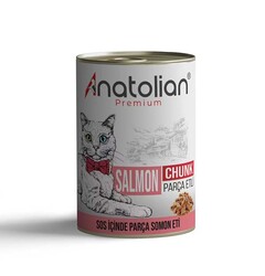 Anatolian - Anatolian Premium Adult Salmon Somonlu Yetişkin Kedi Konservesi 400 gr