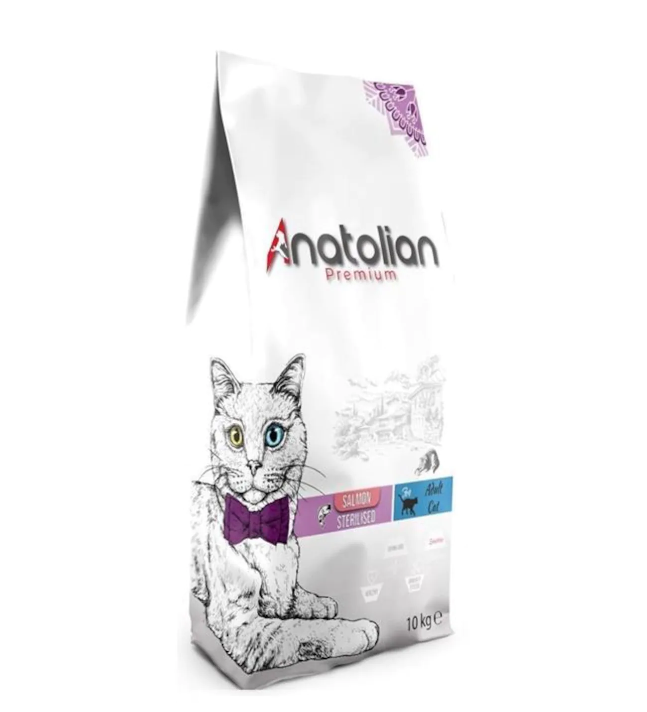 Anatolian - Anatolian Premium Somonlu Kısırlaştırılmış Kedi Maması 10 kg