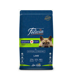 Felicia - Felicia HypoAllergenic Düşük Tahıllı Kuzulu Küçük Irk Yetişkin Köpek Maması 3 kg