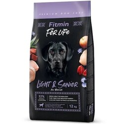 Fitmin - Fitmin For Life Light Senior Tüm Irklar İçin Yaşlı Köpek Maması 12 kg