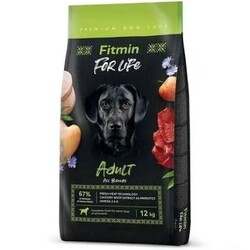 Fitmin - Fitmin For life Tüm Irklar İçin Kümes Hayvanlı Yetişkin Köpek Maması 12 kg