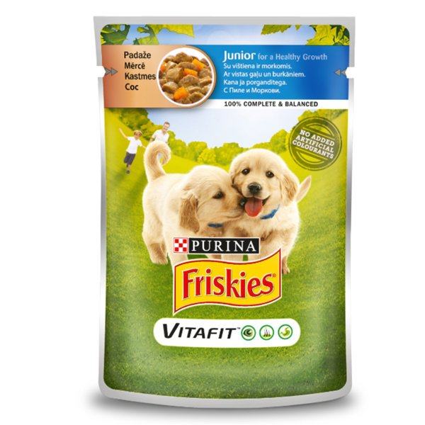 Friskies Junior Tavuklu Pouch Yavru Kopek Konservesi 100 Gr Yavru Kopek Konservesi Adresemama