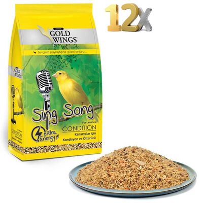 Gold Wings Classic Kondisyon ve Öttürücü Kanarya Yemi 150 gr 12 Adet