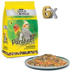 Gold Wings - Gold Wings Classic Paraket Yemi 500 gr 6 Adet