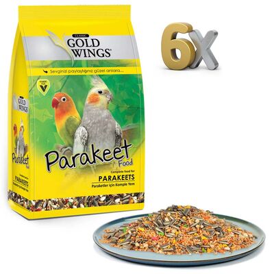 Gold Wings Classic Paraket Yemi 500 gr 6 Adet