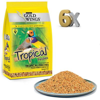 Gold Wings Classic Tropical Finch Yemi 400 gr 6 Adet