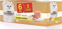 Gourmet Gold - Gourmet Gold Kıyılmış Tavuklu Yetişkin Kedi Konservesi 85 gr ( 6 Al 5 Öde )