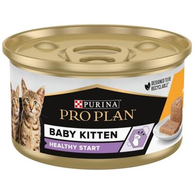 Pro Plan Baby Kitten Tavuk Etli Yavru Kedi Konservesi 85 gr