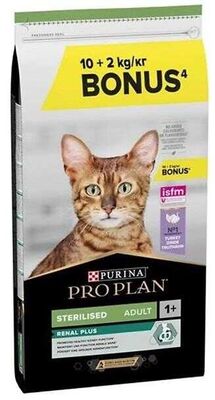 Pro Plan Sterilised Hindili Kısırlaştırılmış Kedi Maması 10 + 2 Kg