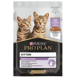 Pro Plan - Pro Plan Kitten Pouch Sos İçinde Hindili Yavru Kedi Konservesi 85 gr