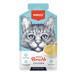 Wanpy - Wanpy Tavuklu Kedi Çorbası 50 gr